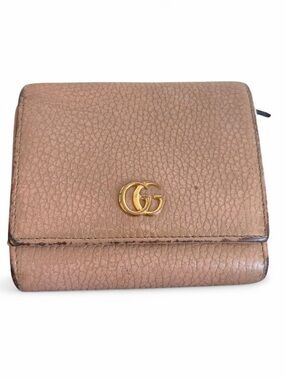 Gucci Petite Marmont AUTHENTIC vintage leather trifold wallet